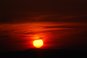 Compose a poem about sunrises in Zambia using a Zambian language.